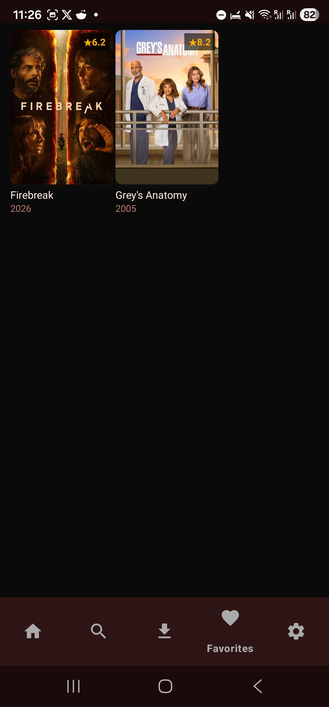 CineStream Favorites - Watchlist